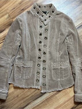Vintage Y2K vanity corduroy jacket